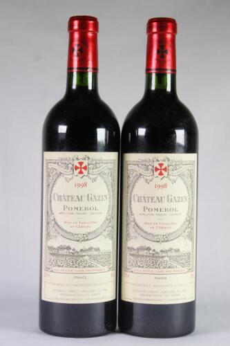 (2) 1998 Chateau Gazin, Pomerol