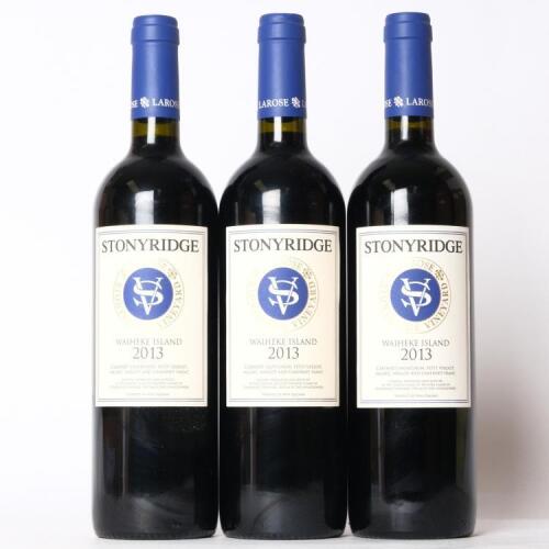 (3) 2013 Stonyridge Vineyard Larose, Waiheke