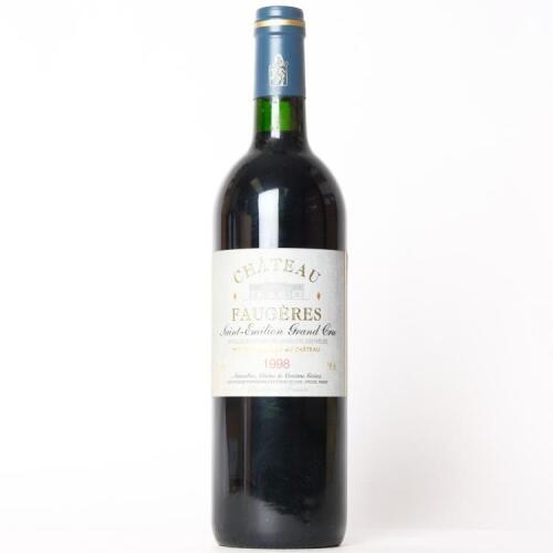 (1) 1998 Chateau Faugeres, St Emilion