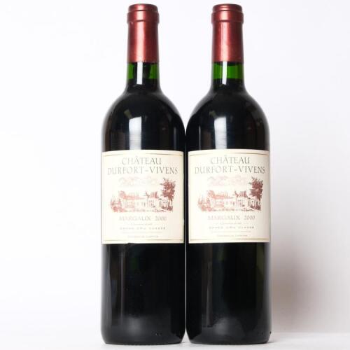 (2) 2000 Chateau Durfort-Vivens 2eme Cru Classe, Margaux