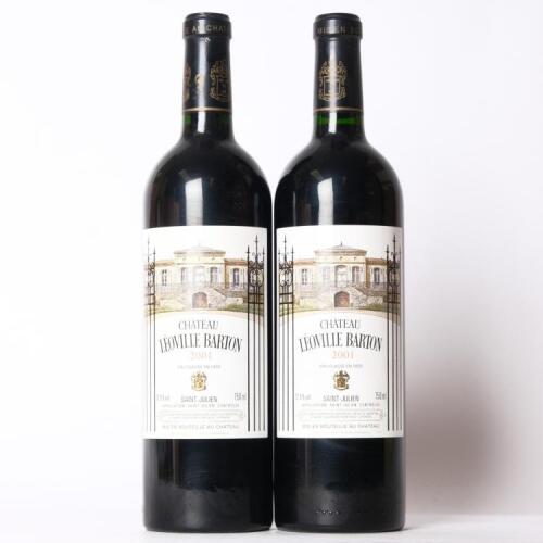 (2) 2001 Chateau Leoville Barton 2eme Cru Classe, St Julien