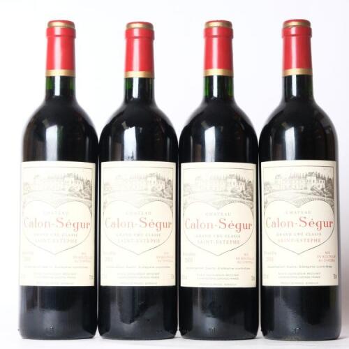 (4) 2001 Chateau Calon-Segur 3eme Cru Classe, St Estephe