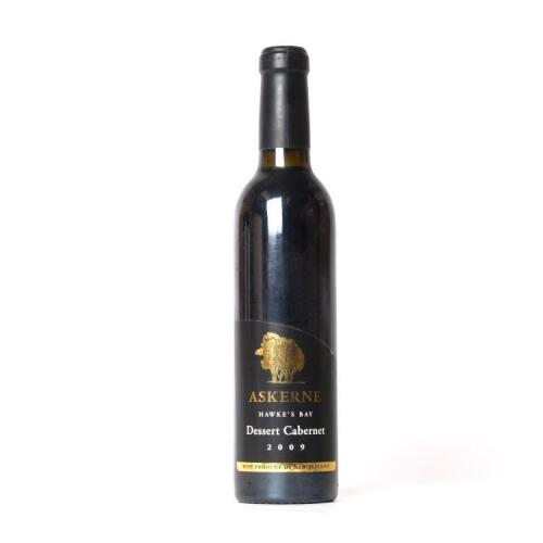 (1) 2009 Askerne Estate Dessert Cabernet Sauvignon 375ml, Hawkes Bay