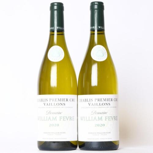 (2) 2020 Domaine William Fevre Vaillons 1er Cru, Chablis