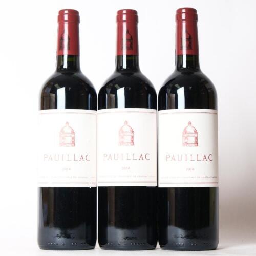 (3) 2016 Chateau Latour Pauillac de Latour, Pauillac