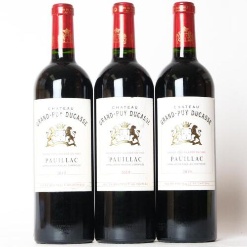 (3) 2019 Chateau Grand-Puy Ducasse 5eme Cru Classe, Pauillac