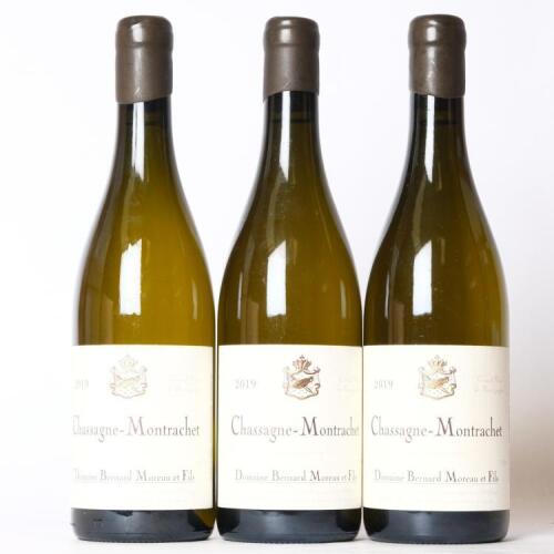 (3) 2019 Domaine Bernard Moreau et Fils Chassagne-Montrachet, Cote de Beaune