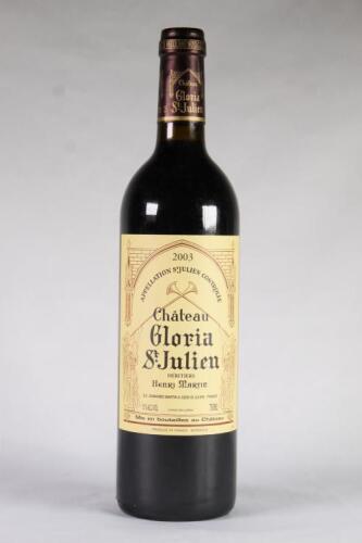 (1) 2003 Chateau Gloria, St Julien