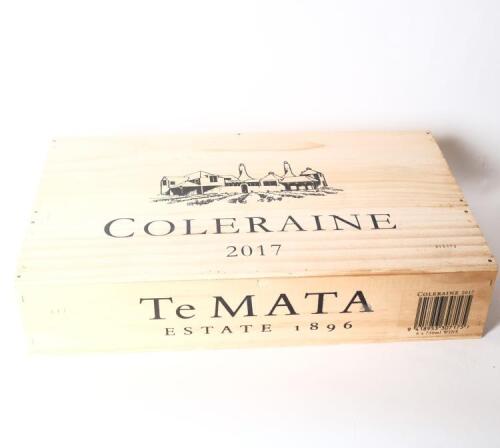 (6) 2017 Te Mata Estate Coleraine, Hawkes Bay