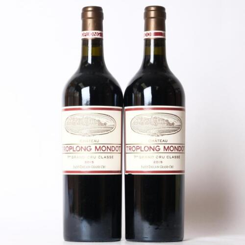(2) 2015 Chateau Troplong Mondot, St Emilion