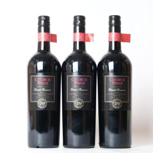 (3) 2013 Church Road Grand Reserve Cabernet Sauvignon/Merlot, Hawkes Bay