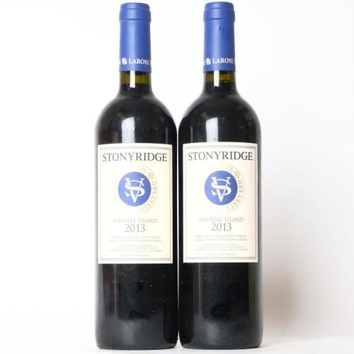 (2) 2013 Stonyridge Vineyard Larose, Waiheke
