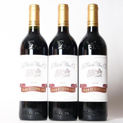 (3) 2010 La Rioja Alta S.A. Gran Reserva 890 Rioja