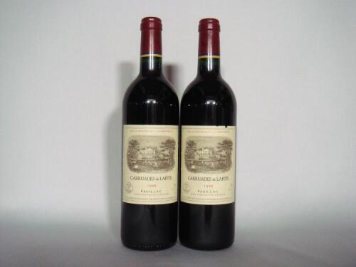 (2) 1995 Carruades de Lafite, Pauillac