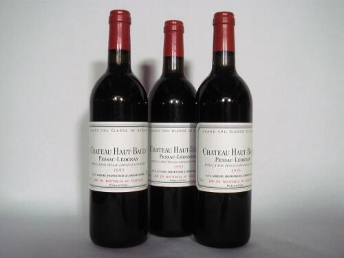 (3) 1995 Chateau Haut Bailly, Pessac-Leognan