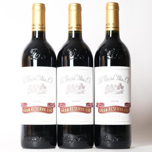 (3) 2010 La Rioja Alta S.A. Gran Reserva 890 Rioja