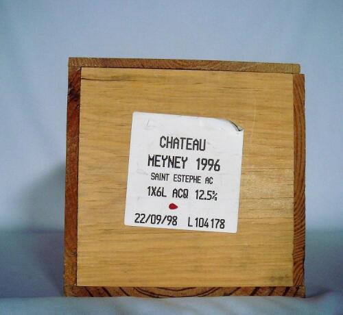 (1) 1996 Chateau Meyney 6 litre, St Estephe