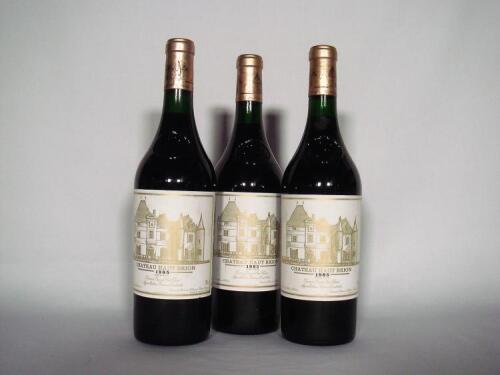 (3) 1985 Chateau Haut Brion, Pessac Leognan