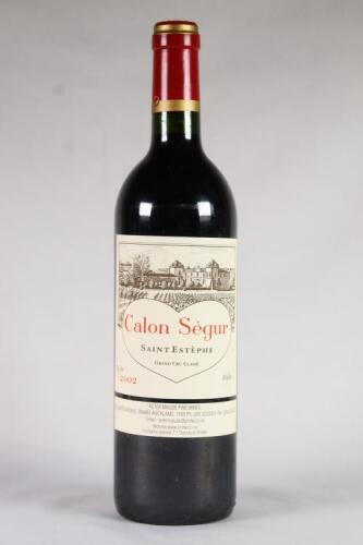 (1) 2002 Chateau Calon-Segur, St Estephe