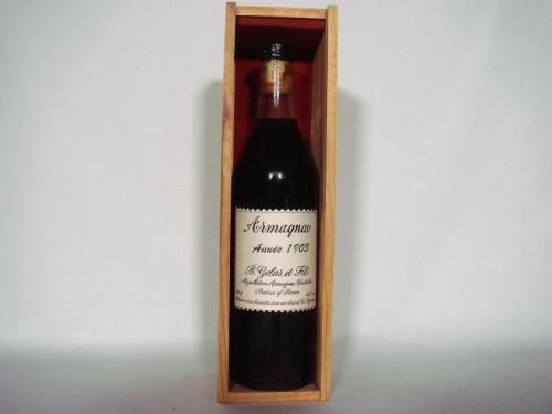 (1) 1903 B. Gelas Armagnac