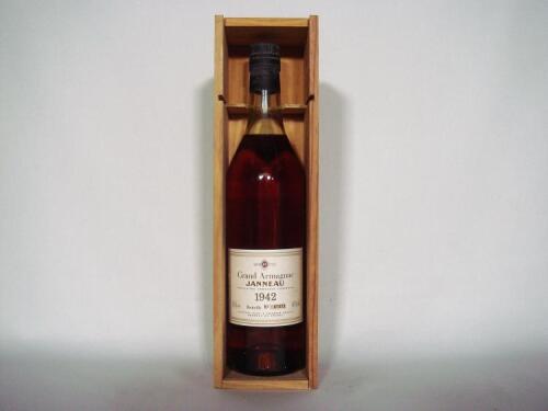 (1) 1942 Janneau Armagnac