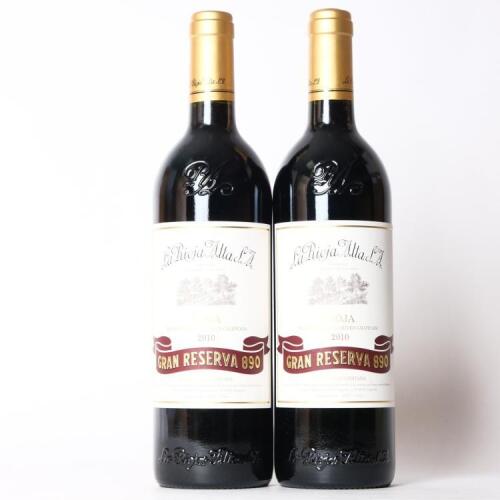 (2) 2010 La Rioja Alta S.A. Gran Reserva 890 Rioja