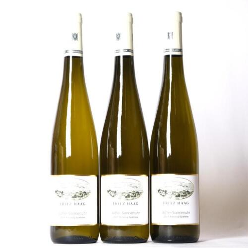 (3) 2021 Fritz Haag Brauneberger Juffer-Sonnenuhr Riesling Spatlese, Mosel Saar Ruwer