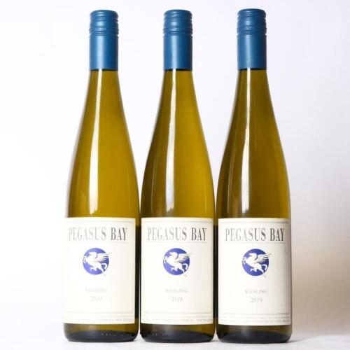 (3) 2019 Pegasus Bay Riesling, Waipara