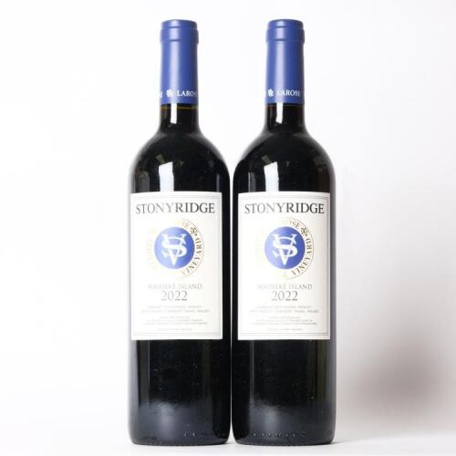 (2) 2022 Stonyridge Vineyard Larose, Waiheke