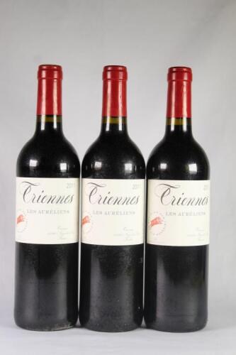 (3) 2011 Domaine de Triennes Coteaux Varois en Provence Les Aureliens Rouge, IGP Pays du Var