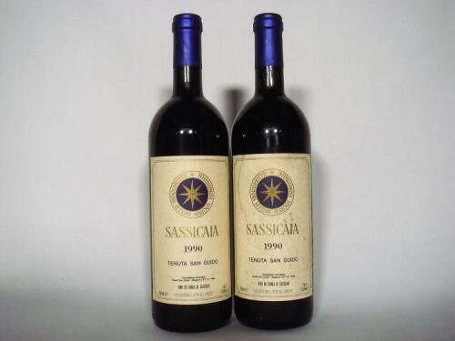 (2) 1990 Tenuta San Guido Sassicaia, Bolgheri