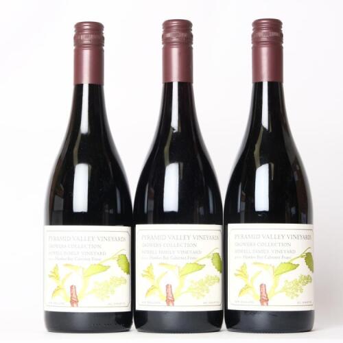 (3) 2010 Pyramid Valley Vineyards Howell Family Vineyard Cabernet Franc, Hawkes Bay