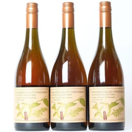 (3) 2015 Pyramid Valley Vineyards Pinot Blanc/Pinot Gris/Gewurztraminer On Skins, Marlborough
