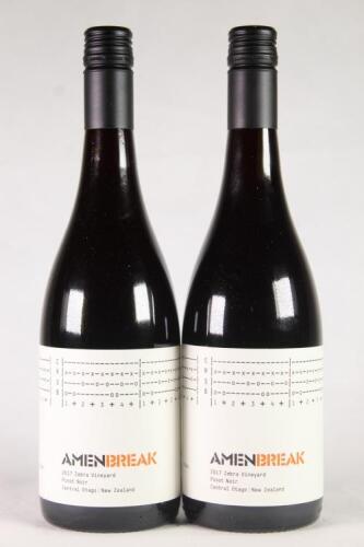 (2) 2017 Clonal Bros Amen Break Zebra Vineyard Pinot Noir, Central Otago*&nbsp;
