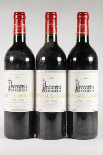 (3) 1996 Chateau Lagrange, St Julien