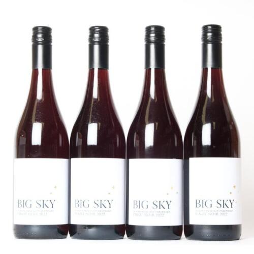 (4) 2022 Big Sky Te Muna Road Pinot Noir, Martinborough
