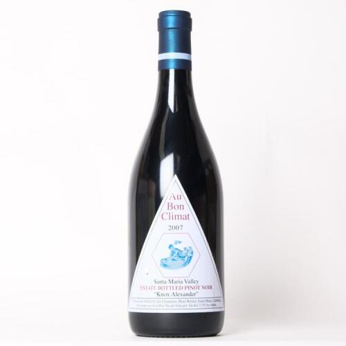 (1) 2007 Au Bon Climat Knox Alexander Pinot Noir, Santa Maria Valley USA