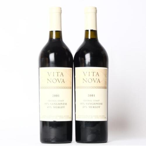 (2) 2001 Vita Nova Sangiovese/Merlot, Central Coast USA