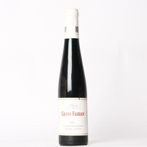 (1) 2002 Grans-Fassian Leiwener Klostergarten Riesling Eiswein 375ml, Mosel Saar Ruwer