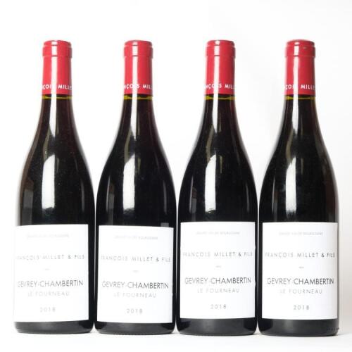 (4) 2018 Francois Millet Gevrey Chambertin Le Fourneau, Cote de Nuits