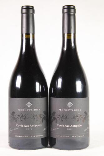 (2) 2015 Prophet's Rock Cuvee aux Antipodes Pinot Noir, Central Otago*