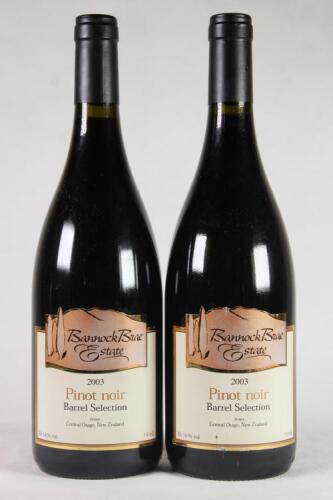 (2) 2003 Bannock Brae Estate Pinot Noir, Central Otago