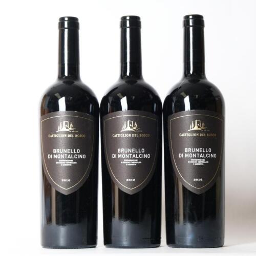 (3) 2016 Castiglion del Bosco Brunello di Montalcino, Tuscany