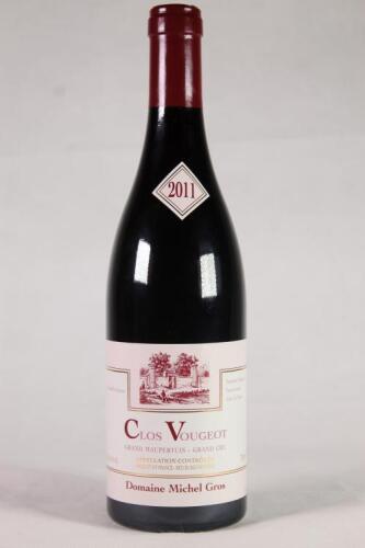 (1) 2011 Michel Gros Clos Vougeot Grand Maupertuis Grand Cru, Cote de Nuits