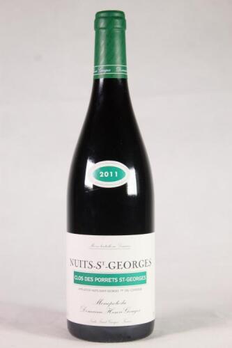 (1) 2011 Henri Gouges Clos Des Porrets Nuits-St-Georges 1er Cru Monopole, Cote de Nuits