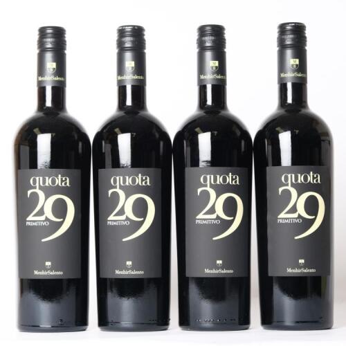 (4) 2022 Menhir Salento 'Quota 29' Primitivo Salento IGT, Puglia