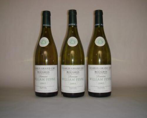 (3) 2005 Domaine William Fevre Bougros Cote Bouguerots Grand Cru, Chablis