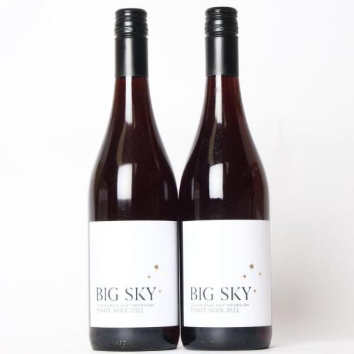 (2) 2022 Big Sky Te Muna Road Pinot Noir, Martinborough