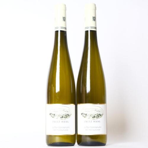 (2) 2021 Fritz Haag Brauneberger Juffer-Sonnenuhr Riesling Auslese, Mosel Saar Ruwer