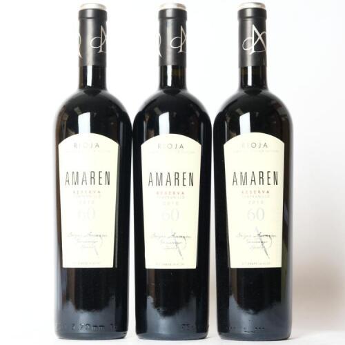 (3) 2010 Amaren Tempranillo Reserva Rioja